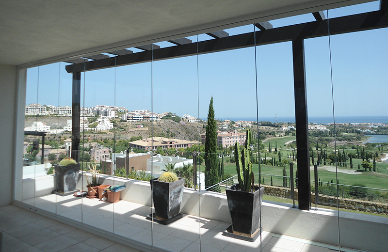 vistas cortinas cristal - costaglass malaga